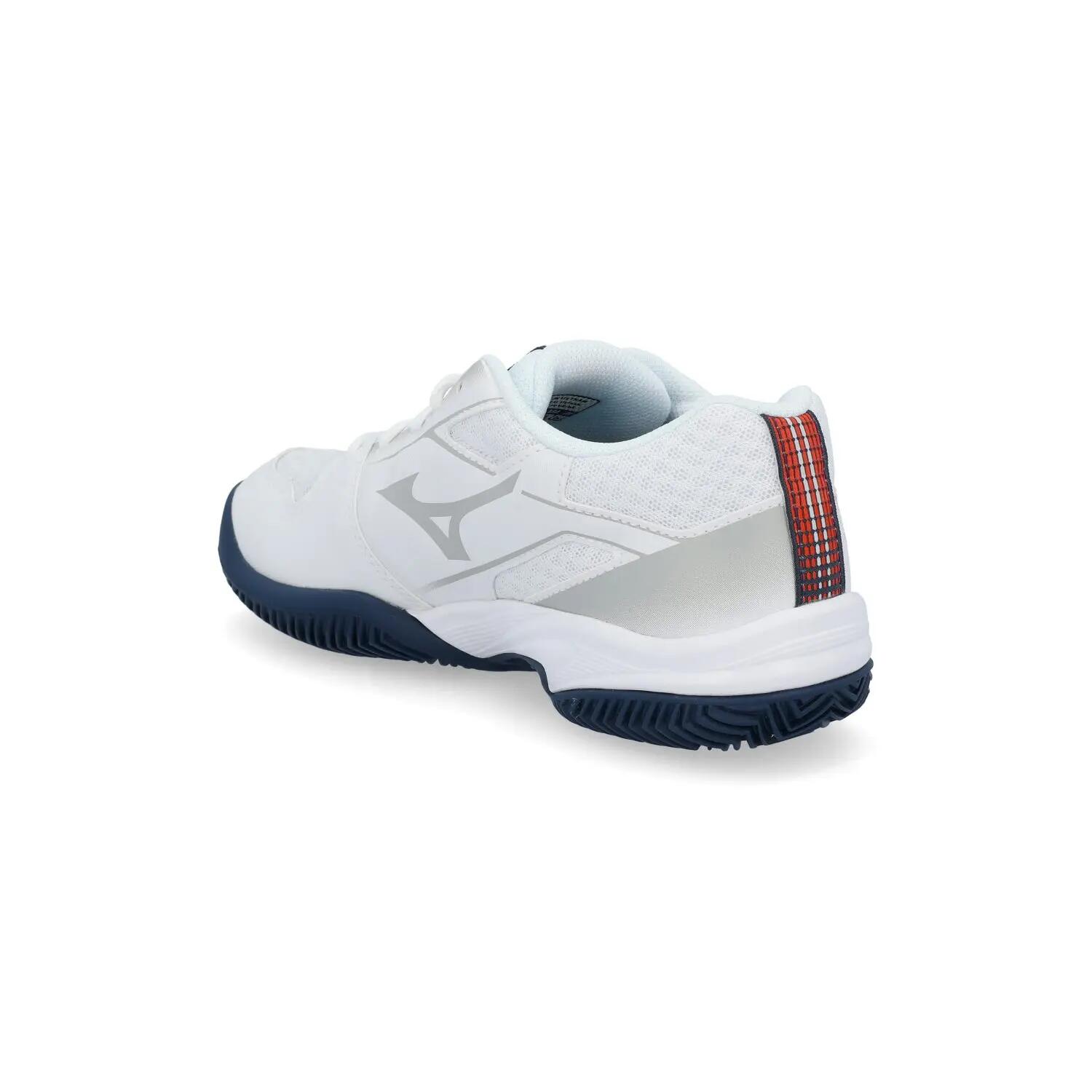 Mizuno Break Shot 5 Clay Court White/orange Junior 61gc2555 3/6