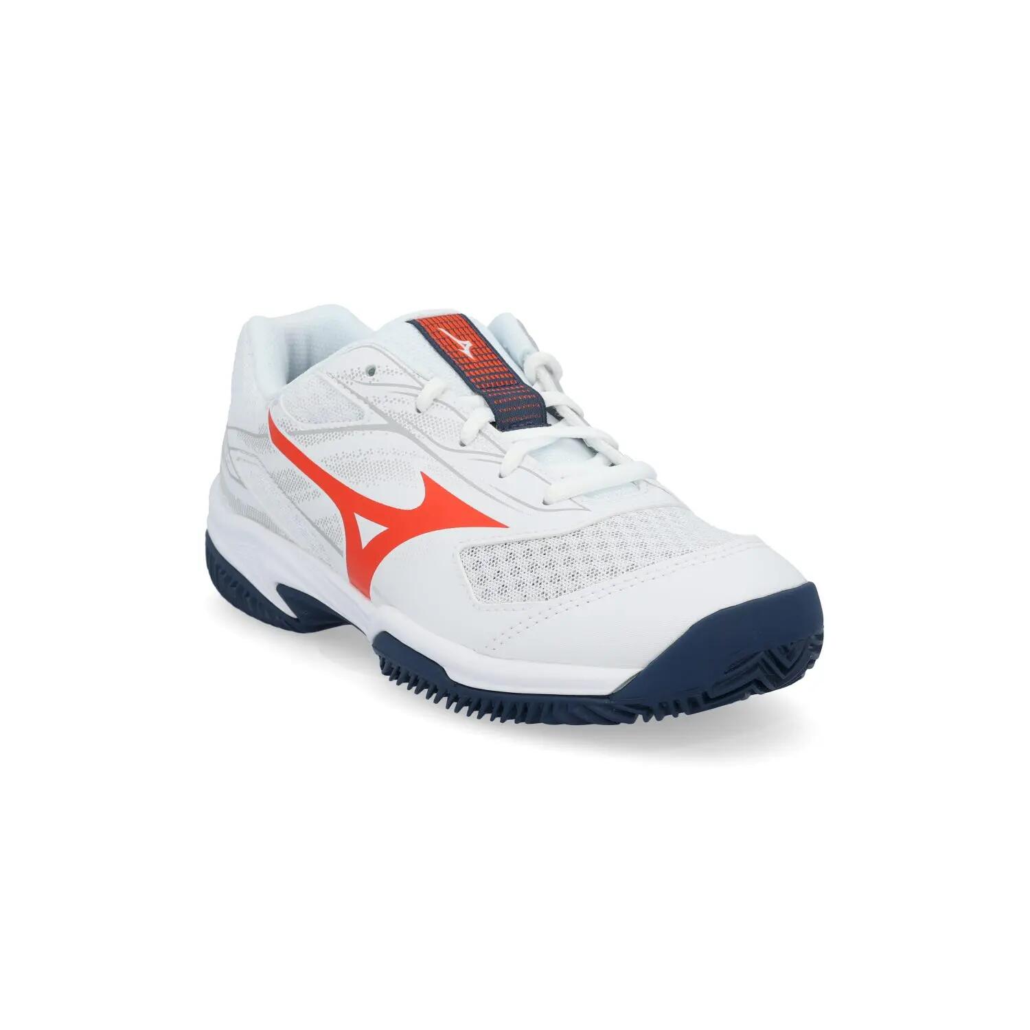 Mizuno Break Shot 5 Clay Court White/orange Junior 61gc2555 2/6