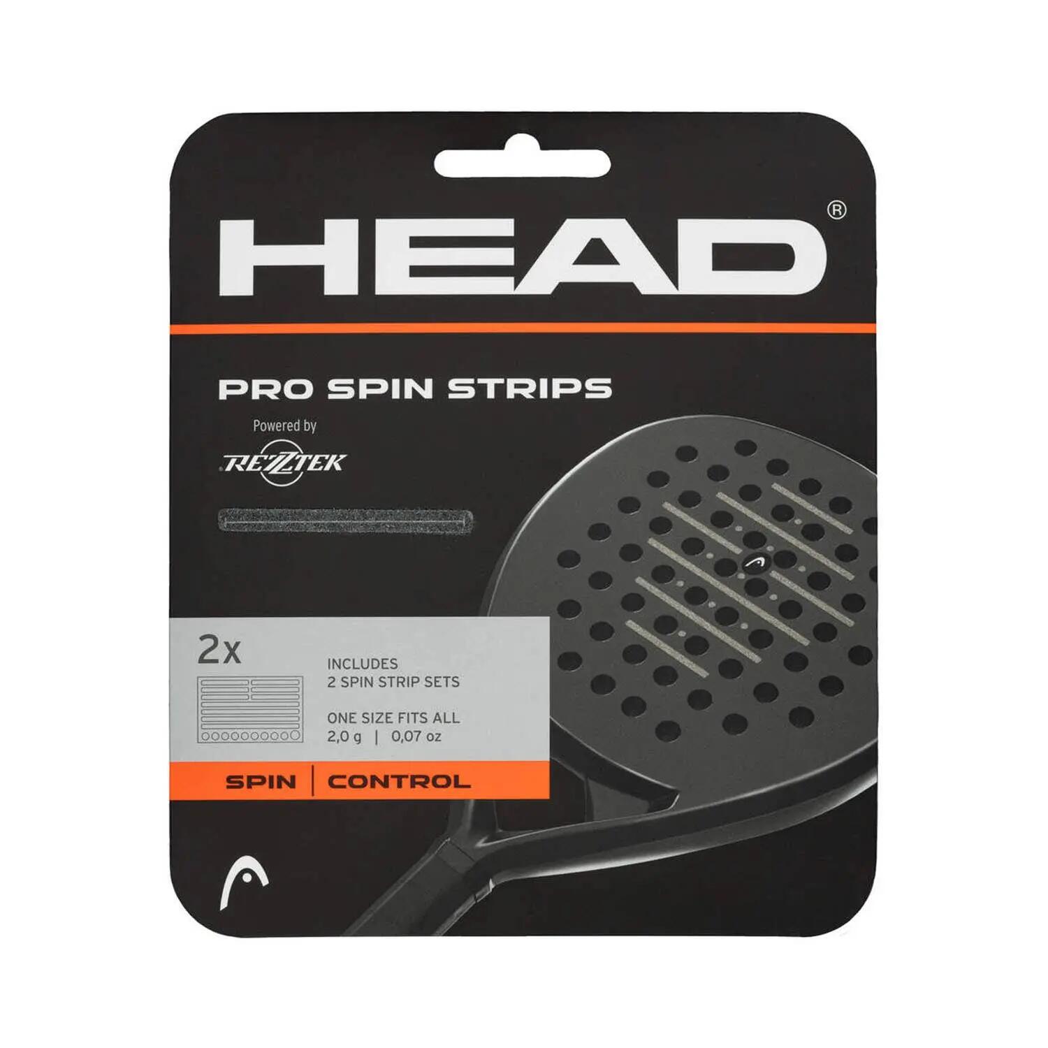 SPIN STRIPS Head Padel Pro TRANSPARENT 1/5
