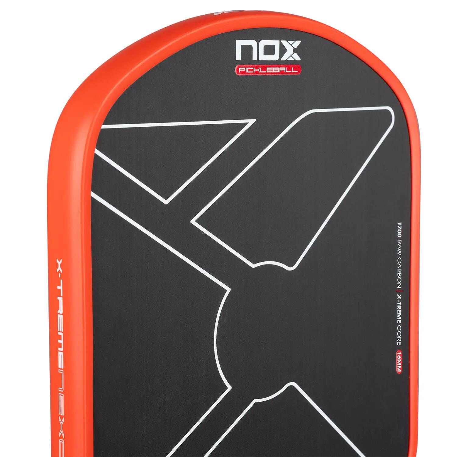 Pickleball Nox X-treme Nexo 16mm Negro/rojo 6/7