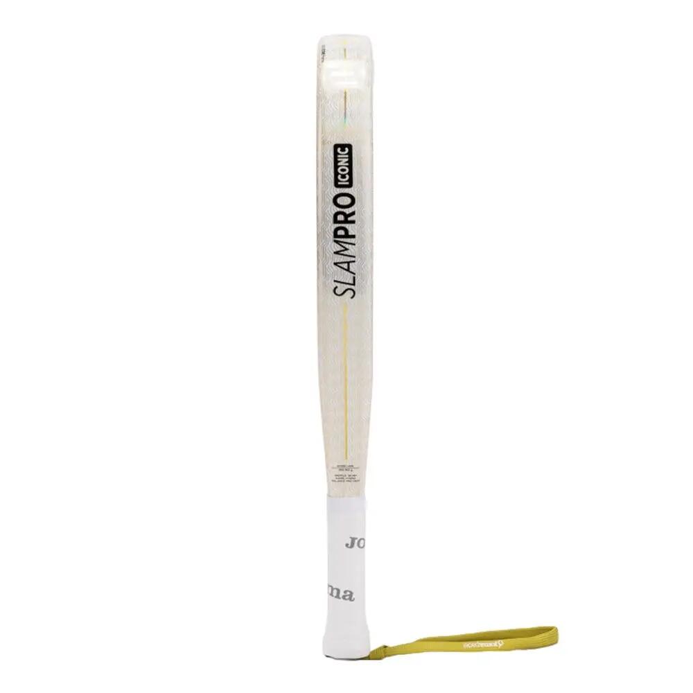 Padelracket - Padel - Unisex - Power en spin - Slam Pro Iconic - wit/goud 3/5