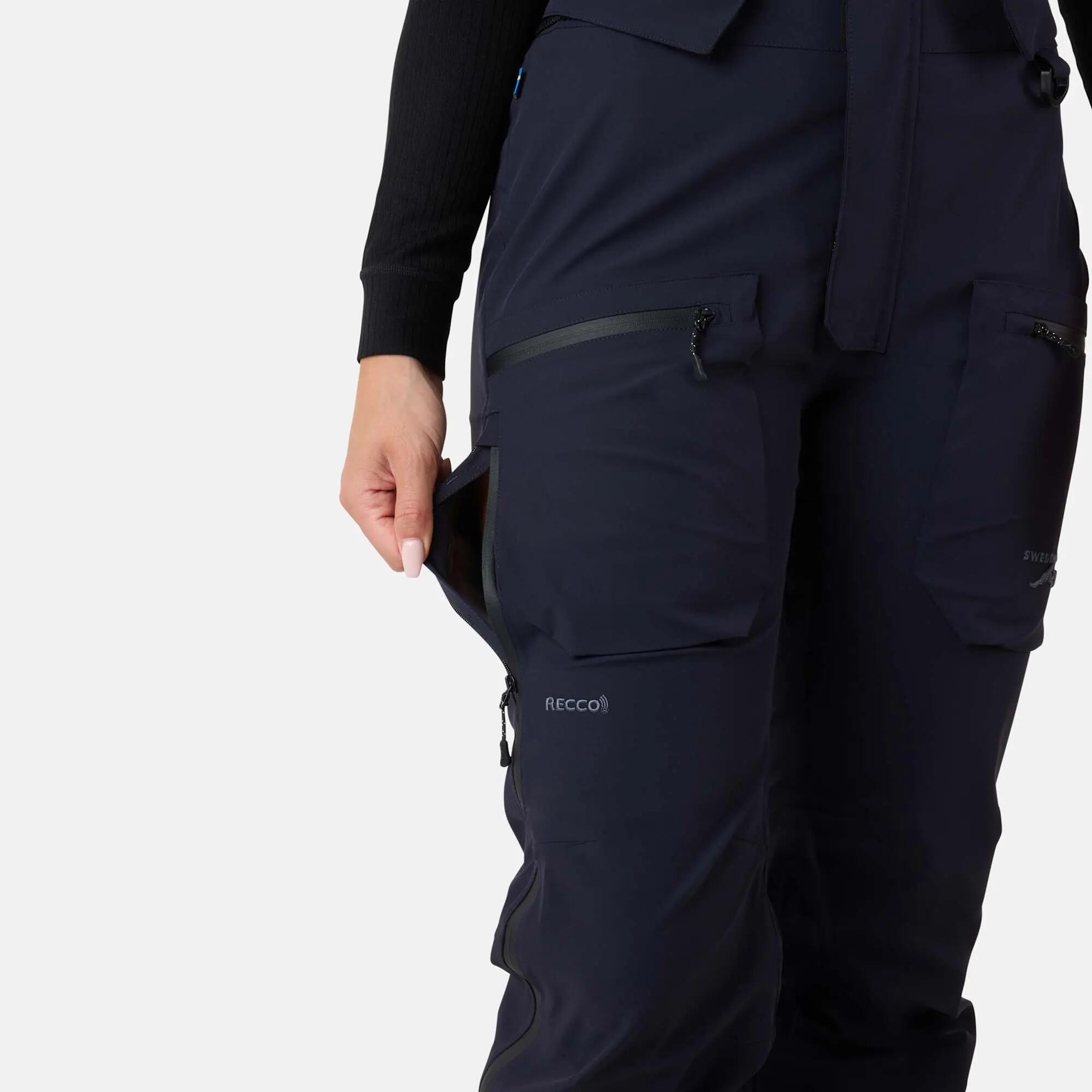 Damen Skihose Skifahren wasserdicht winddicht Lofoten 3L Shell Bib II 8/11