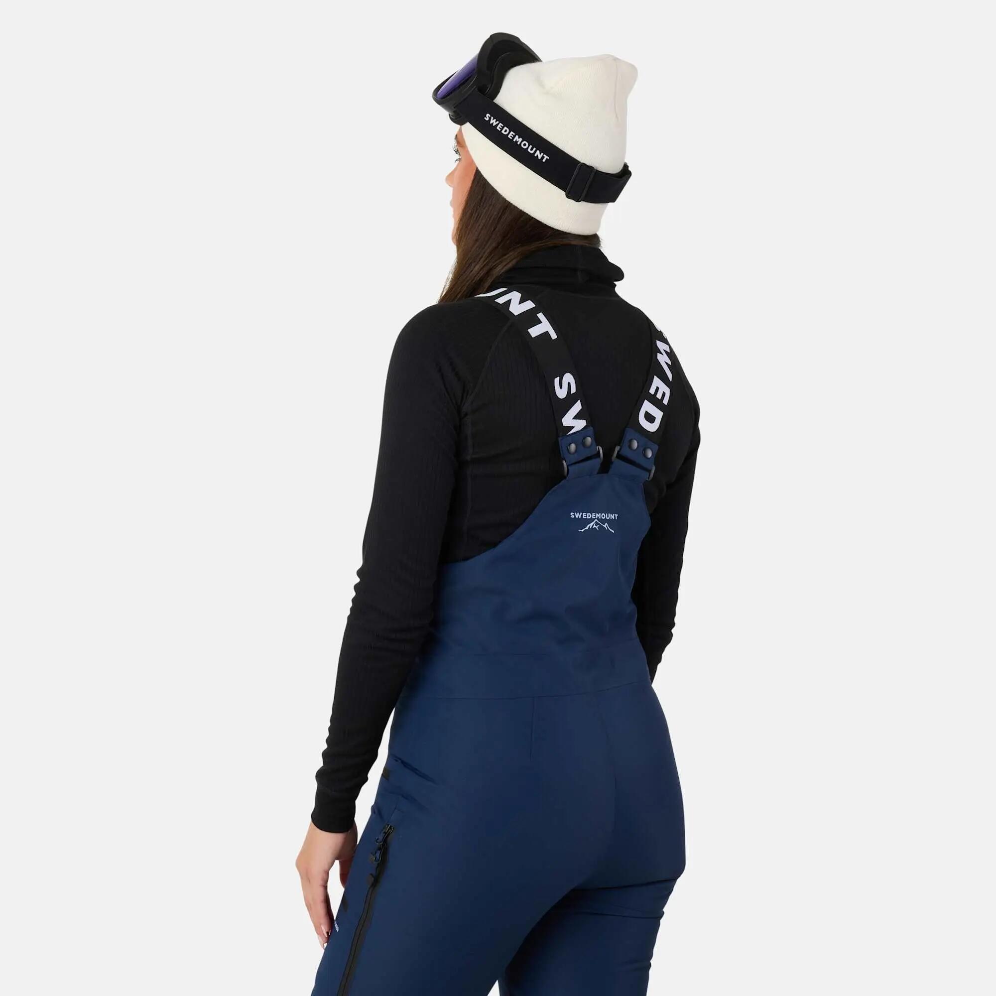 Pantaloni Con Bretelle Sci Donna Impermeabile Freeride 8/13