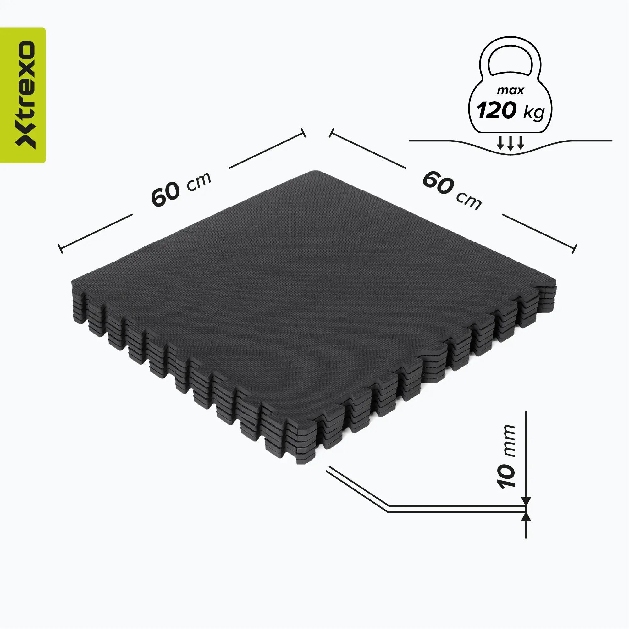 Alfombra protectora XTREXO Puzzle de 6 elementos 3/15