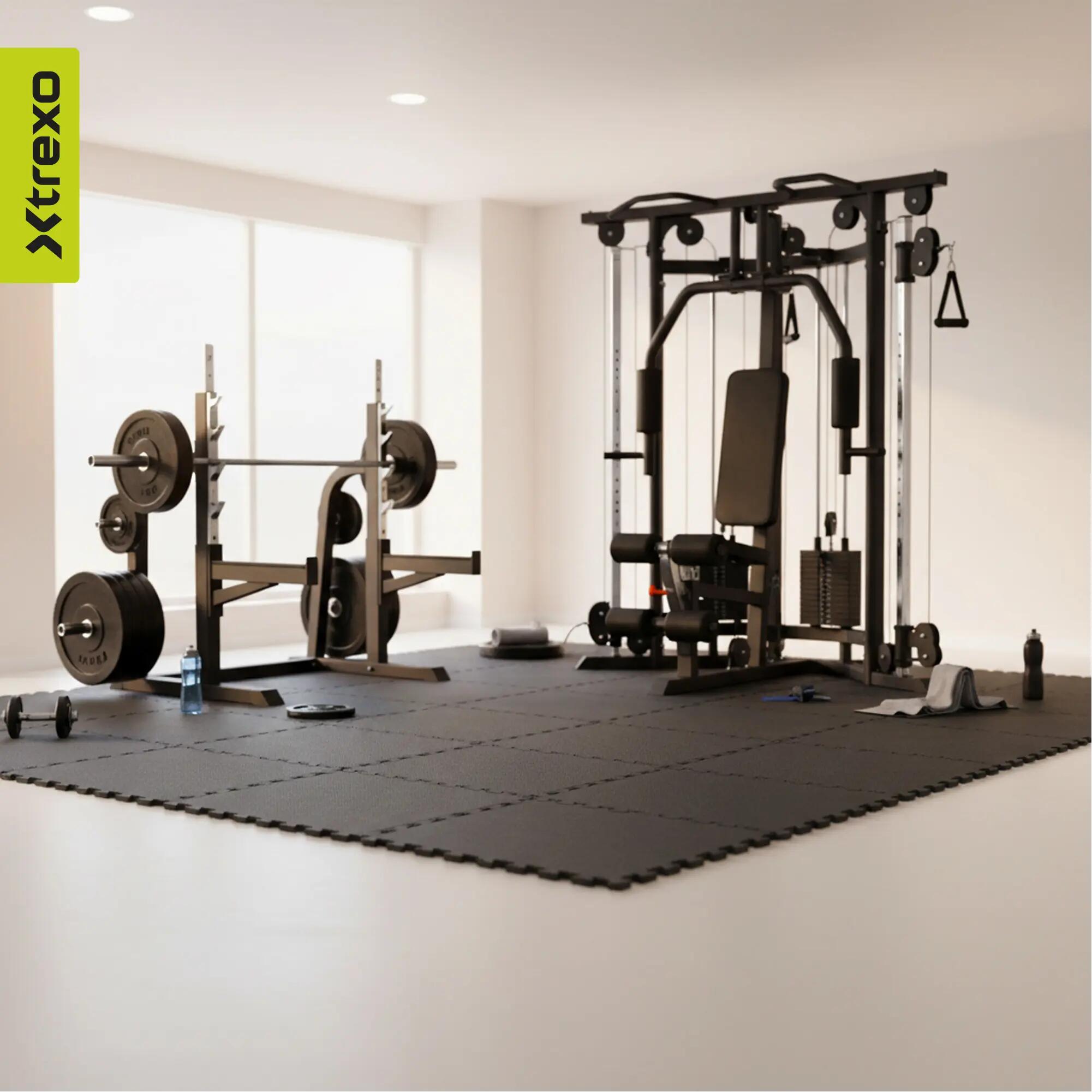 Alfombra protectora XTREXO Puzzle de 6 elementos 12/15
