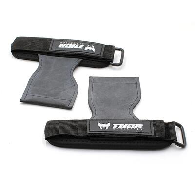 Lifting grips - maximale grip & polsondersteuning - krachttraining - zwart