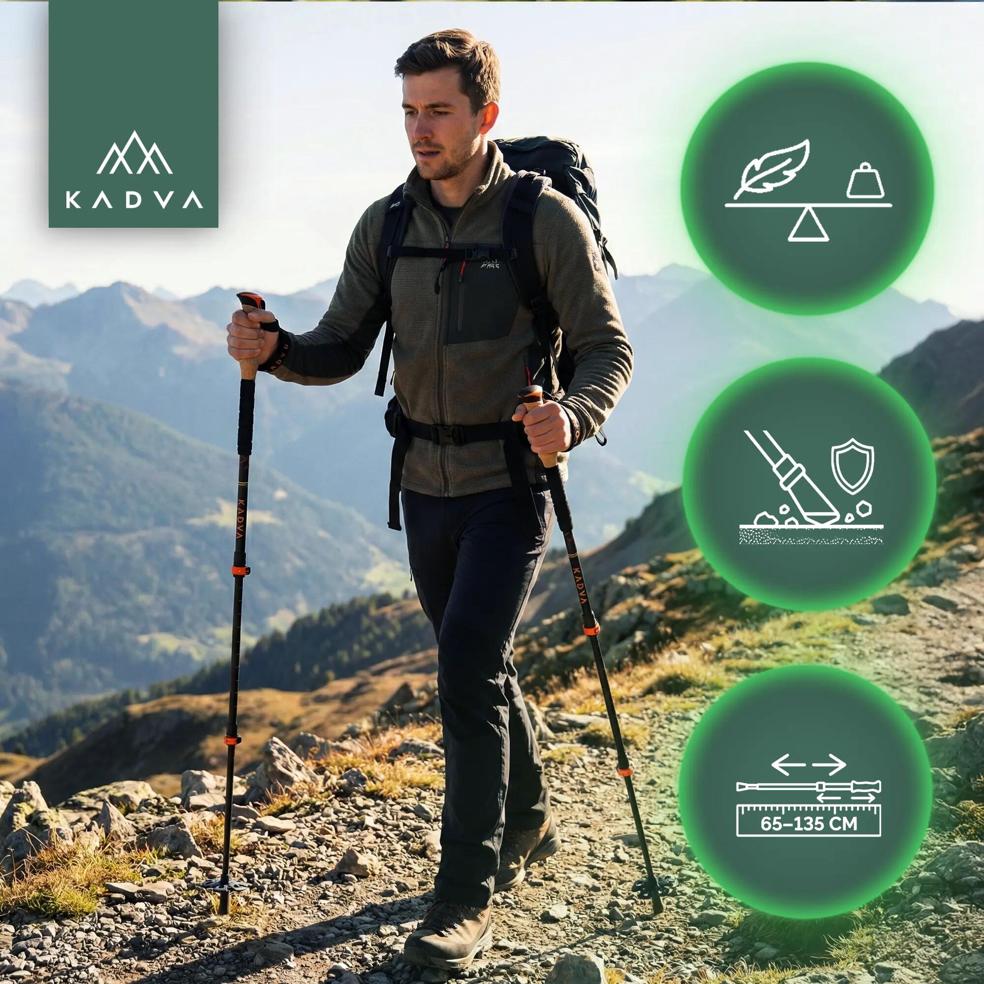 KADVA Kibo wandelstokken 3/7