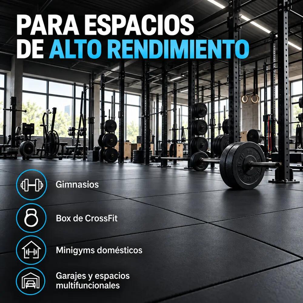 ArquiFit Pro Placas de Borracha Pack 24. 1x1mx20mm Não Tóxico, ECO 9/12