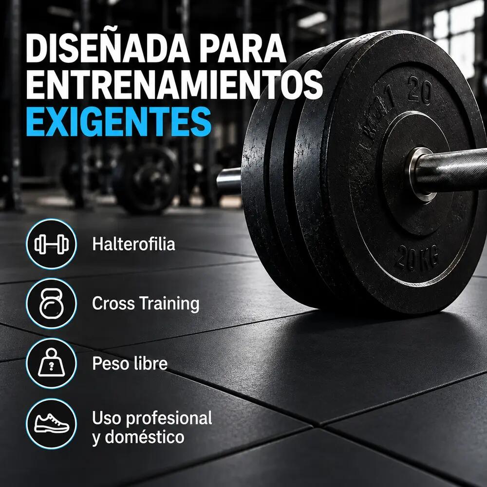 ArquiFit Pro Placas de Borracha Pack 24. 1x1mx20mm Não Tóxico, ECO 6/12