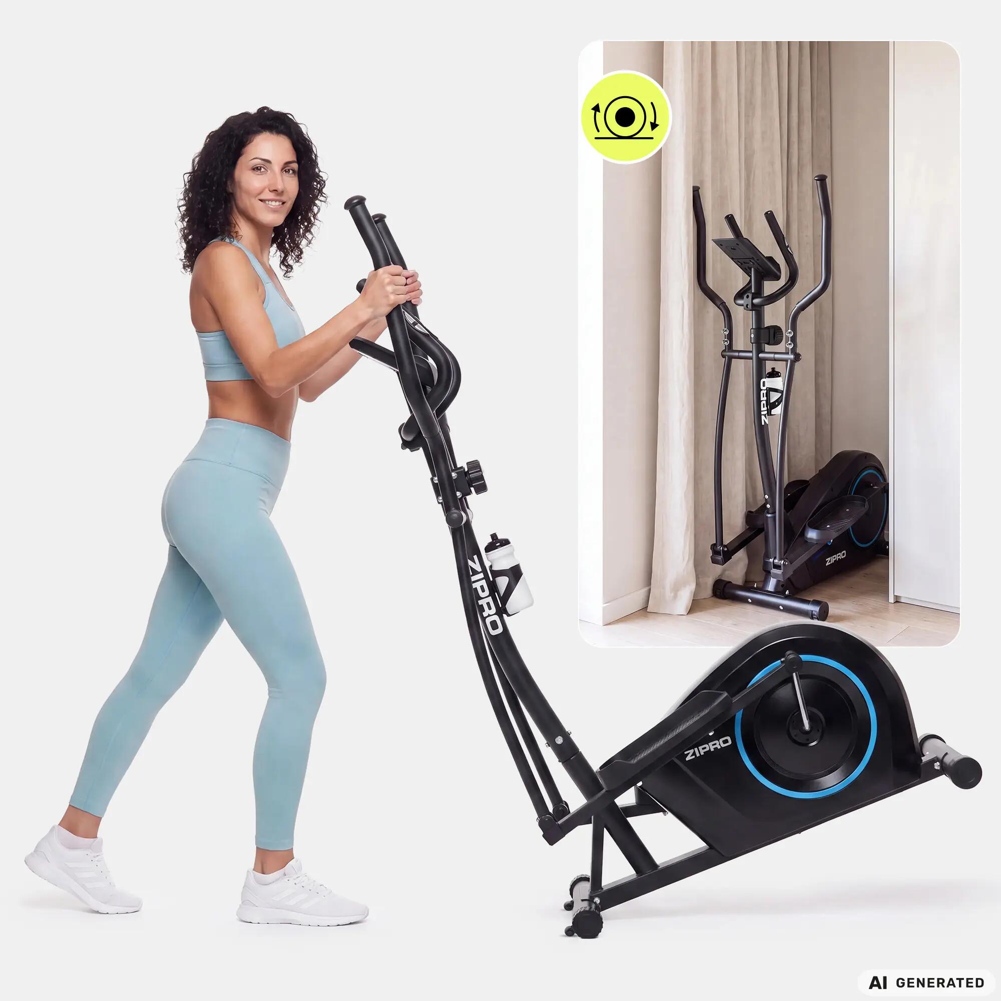 Magnetický eliptický trenažér ZIPRO Burn na fitness a kardio 2/14