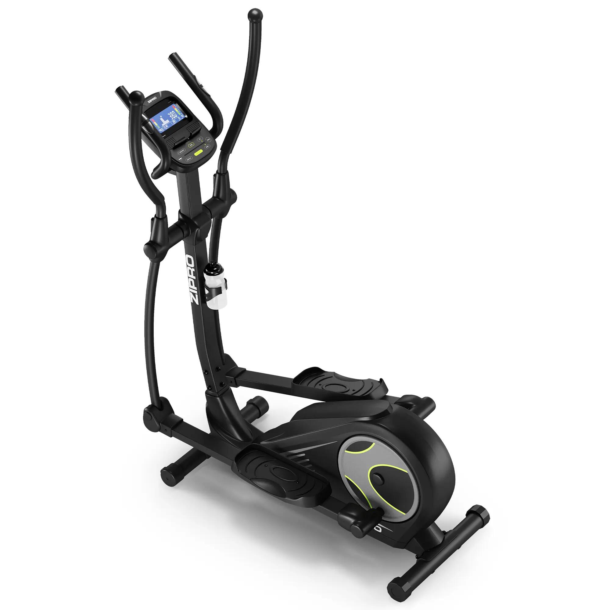 Elektromagnetický eliptický trenažér ZIPRO Heat, iConsole+, Kinomap 10/13