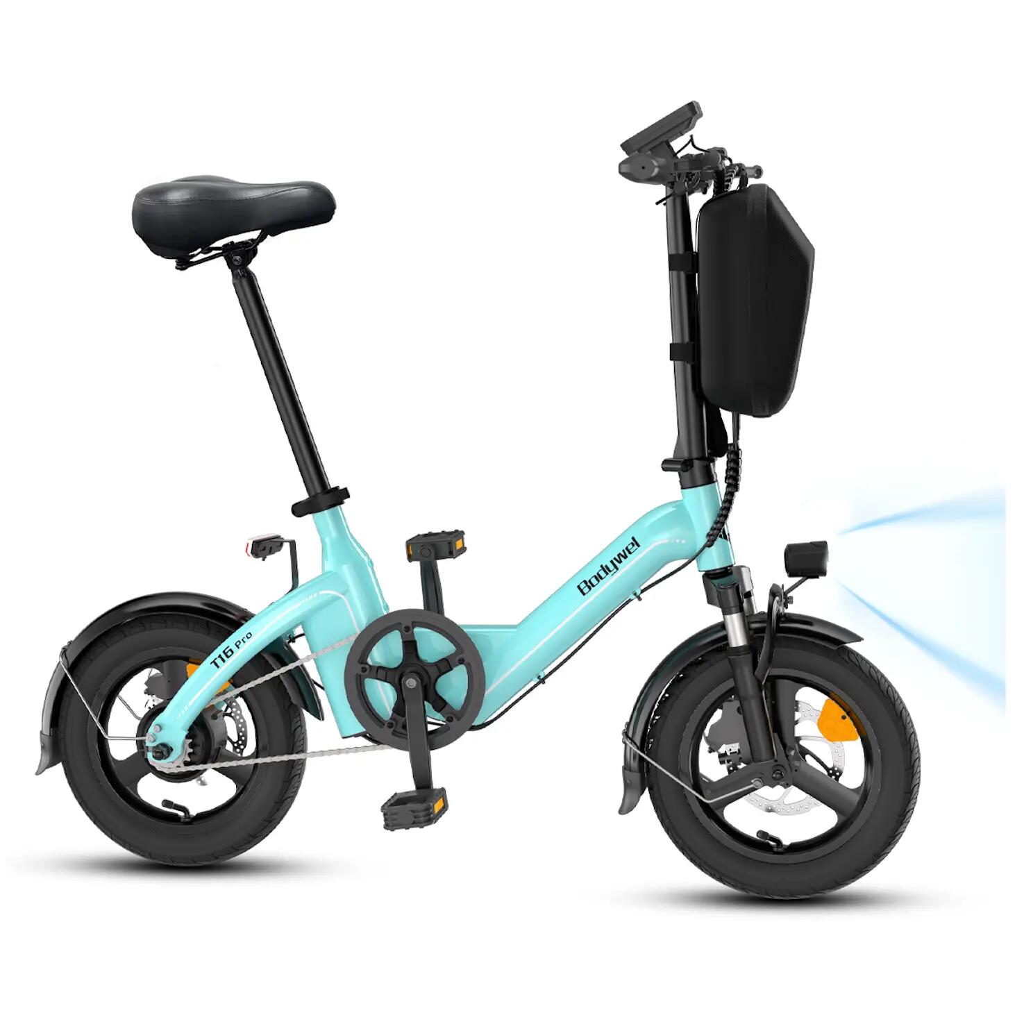 Mestský elektrobicykel pre dospelých Bodywel T16 PRO batéria 36V 10Ah 25km/h 2/13