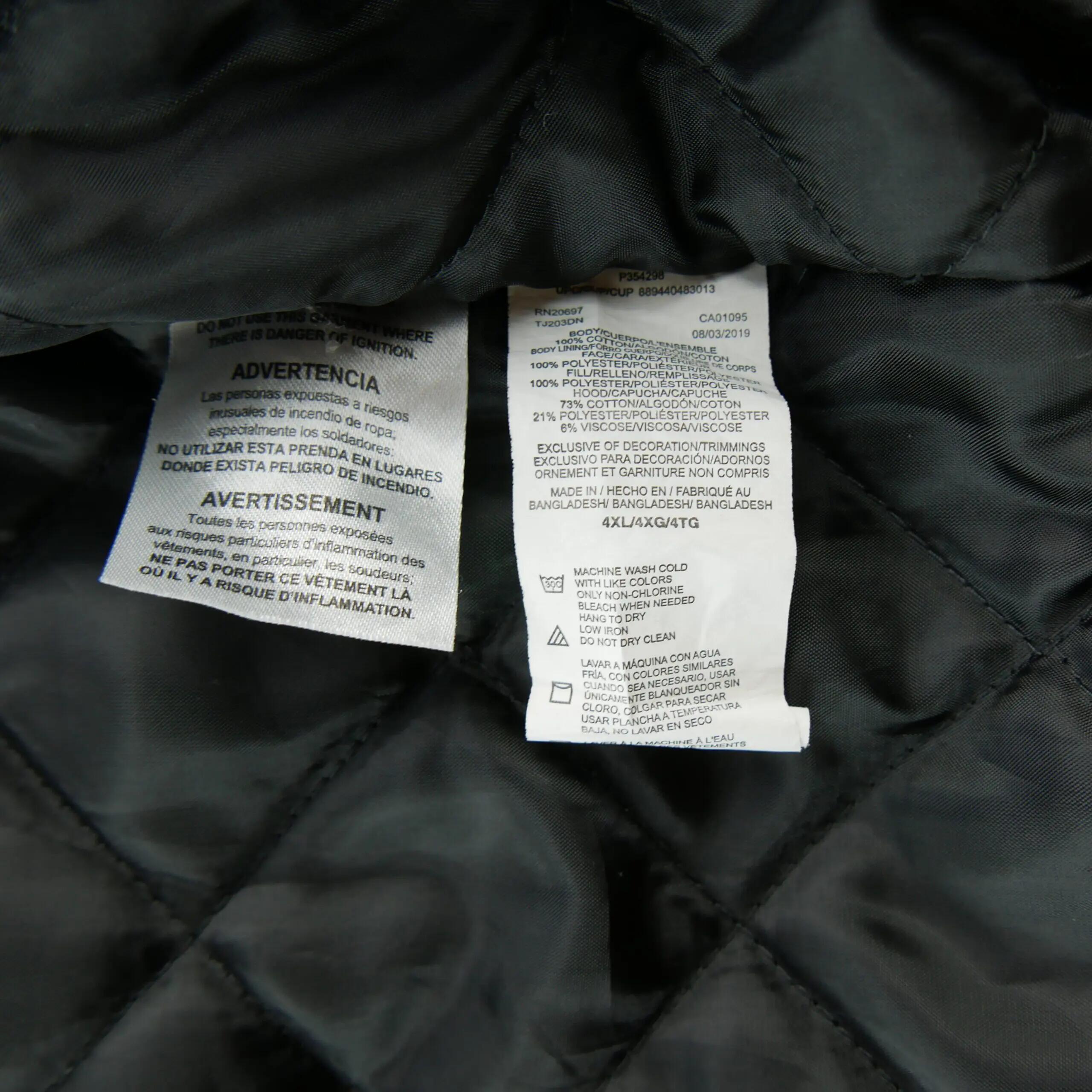 Férfi dzseki Toile duck 8 oz tengerészkék 7/7