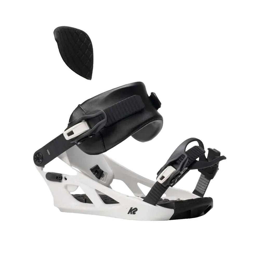 Fijaciones De Snowboard Indy White Hombre 1/2