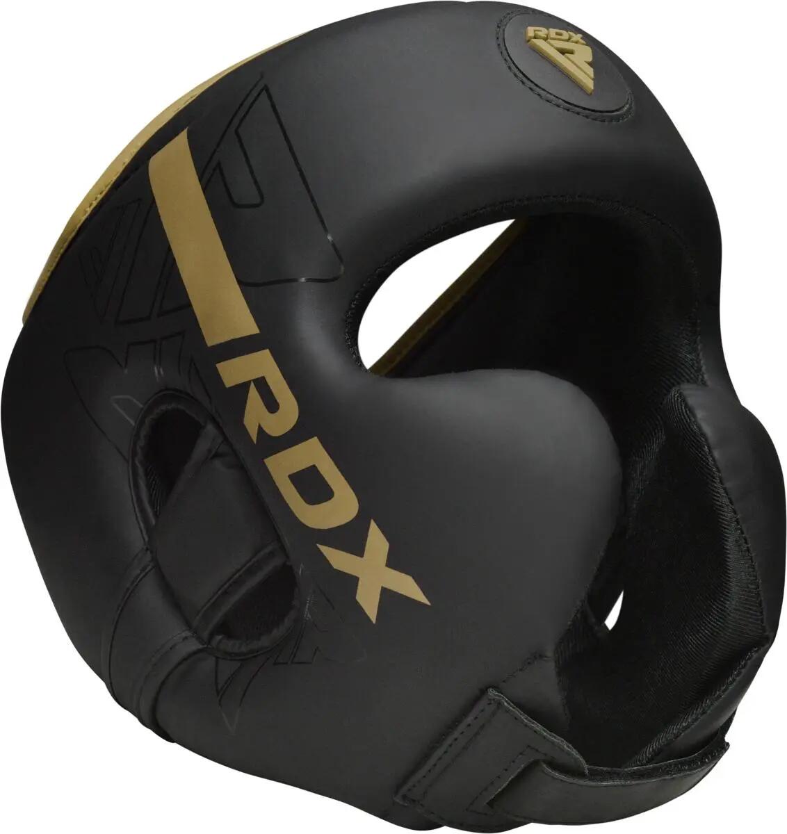 Casque de boxe F6 KARA – Or mat – L 3/8