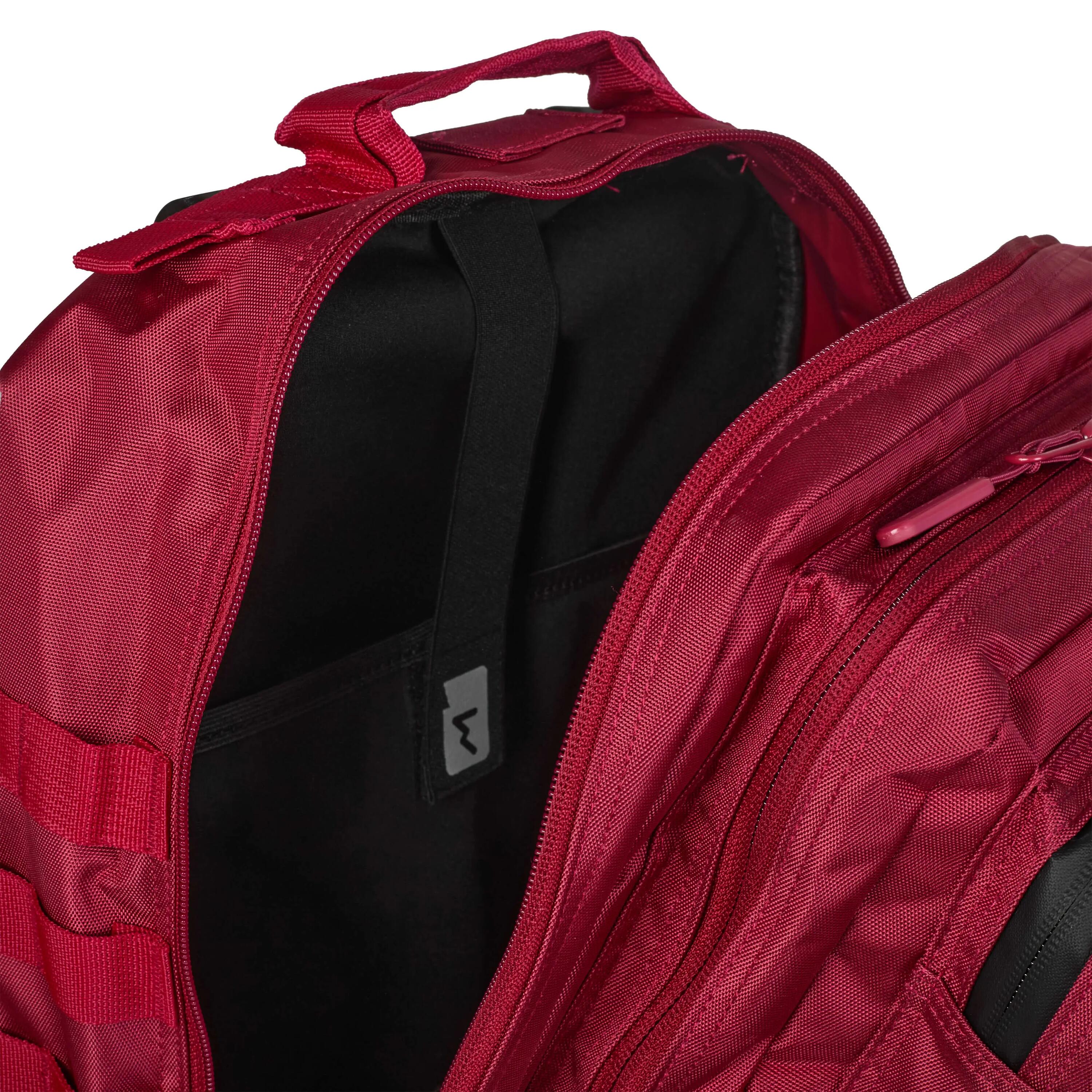 Mochila Elitex V1 Rojo 45L Cabina Entrenamiento Repelente Agua 5/7