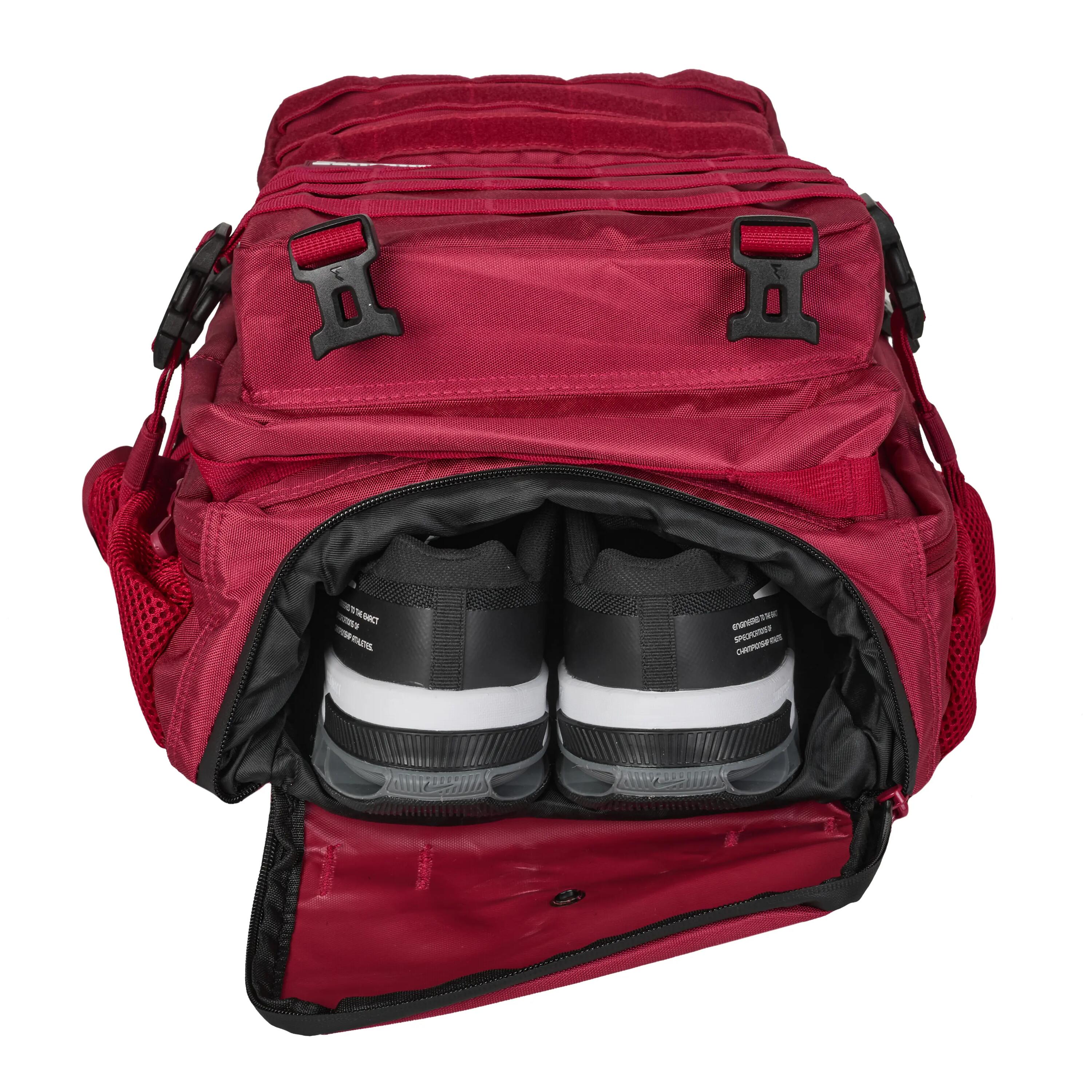 Mochila Elitex V1 Rojo 45L Cabina Entrenamiento Repelente Agua 3/7