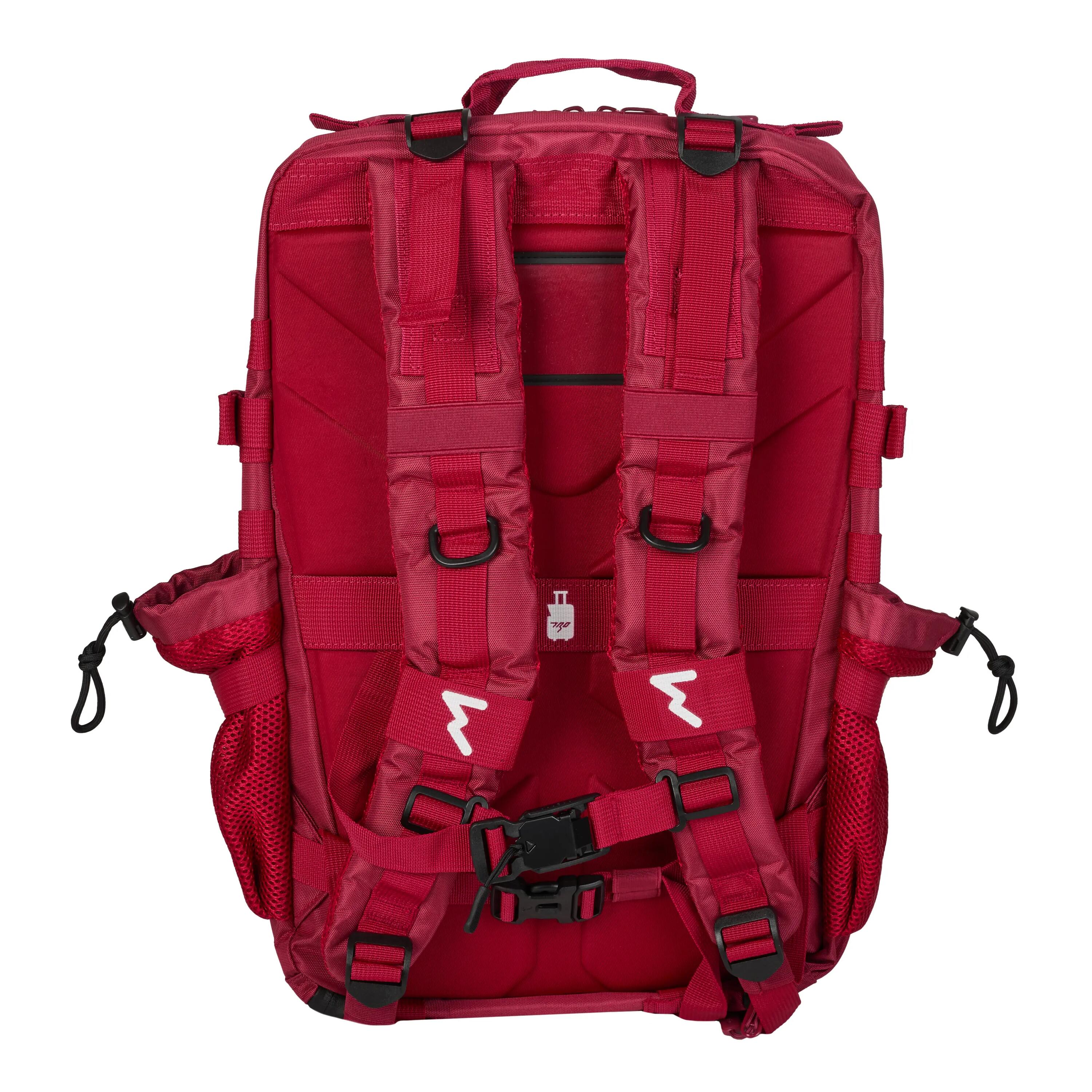 Mochila Elitex V1 Rojo 45L Cabina Entrenamiento Repelente Agua 2/7