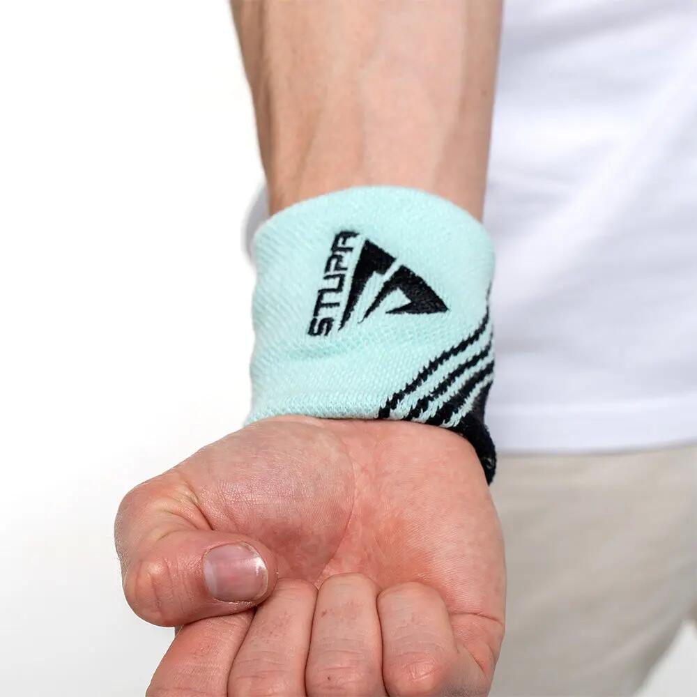 SIUX Electra Stupa SS25 | Muñequera de pádel cómoda, suave y absorbente 2/3