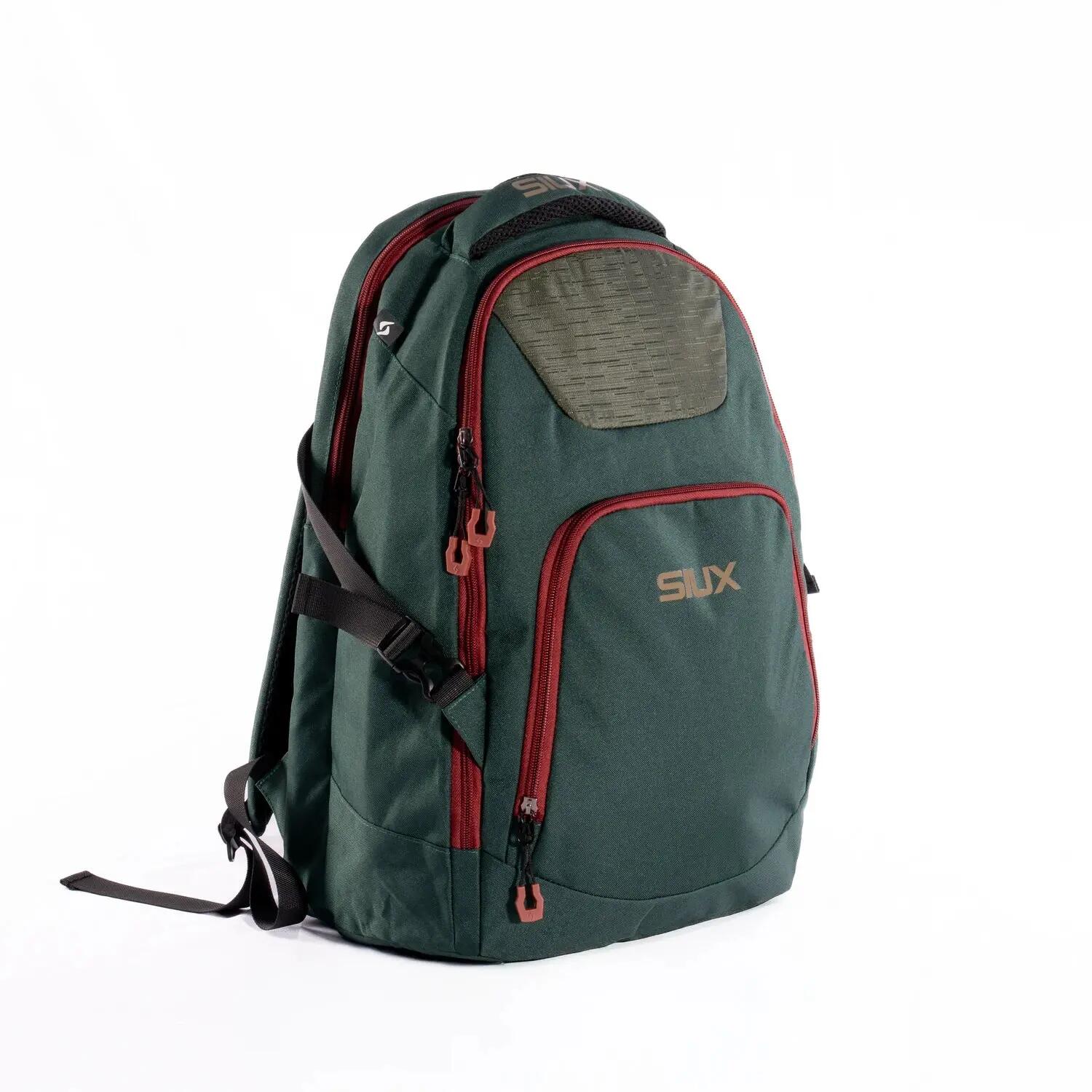 SIUX Edge Green | Padel backpack with large capacity and functional compartments 2/7