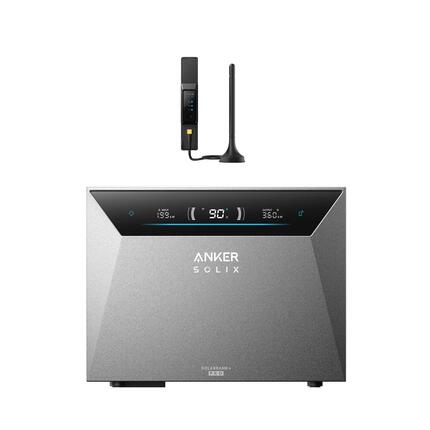 Kit Anker SOLIX Solarbank 4 E5000 Pro avec Schuko et Smart Meter