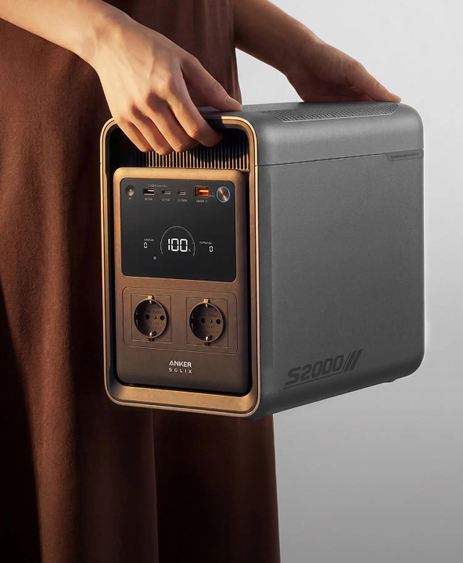 Anker SOLIX S2000 : station d’énergie portable de 2 000 Wh et 1 500 W 9/9