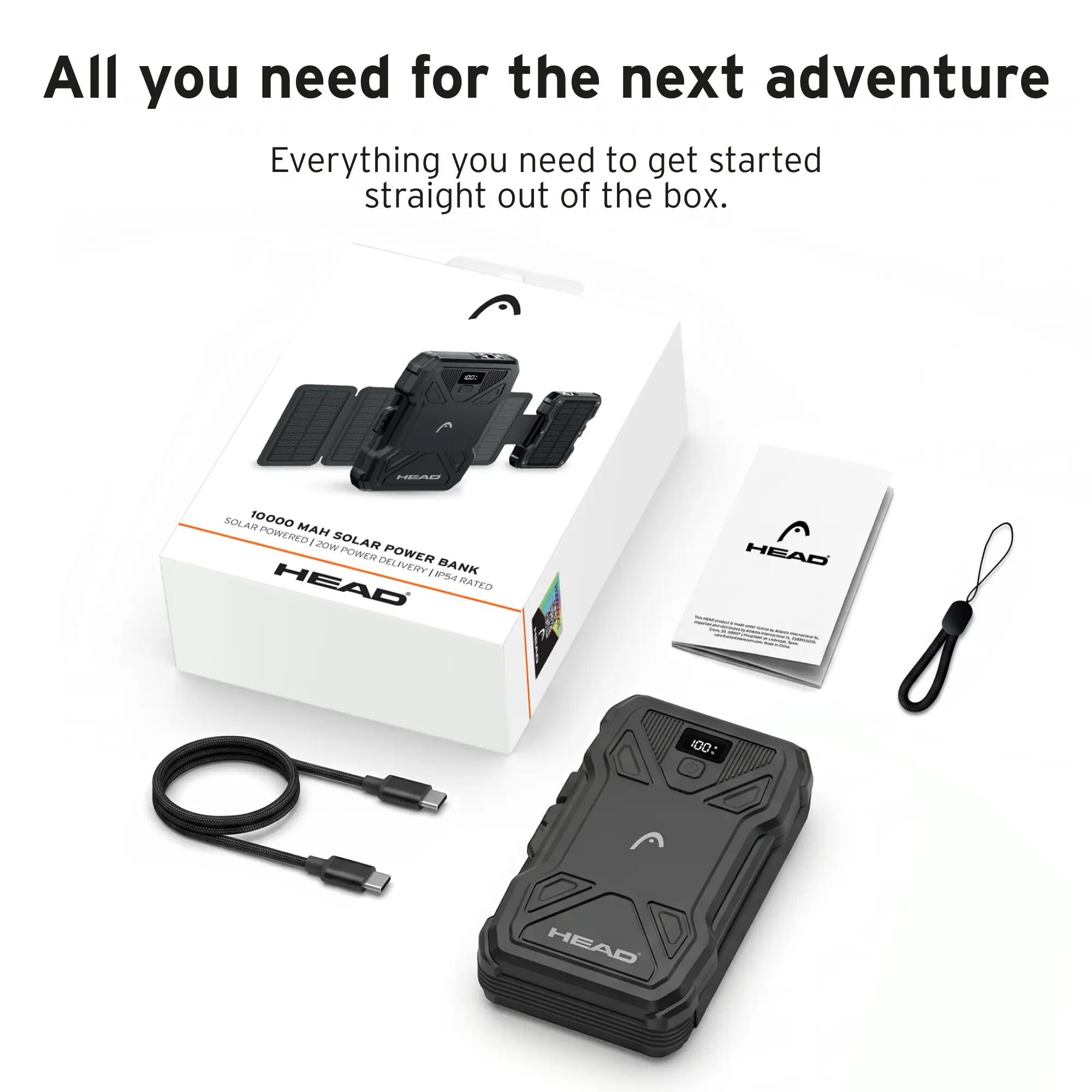 Batterie externe solaire  Trek 10 000 mAh 9/9