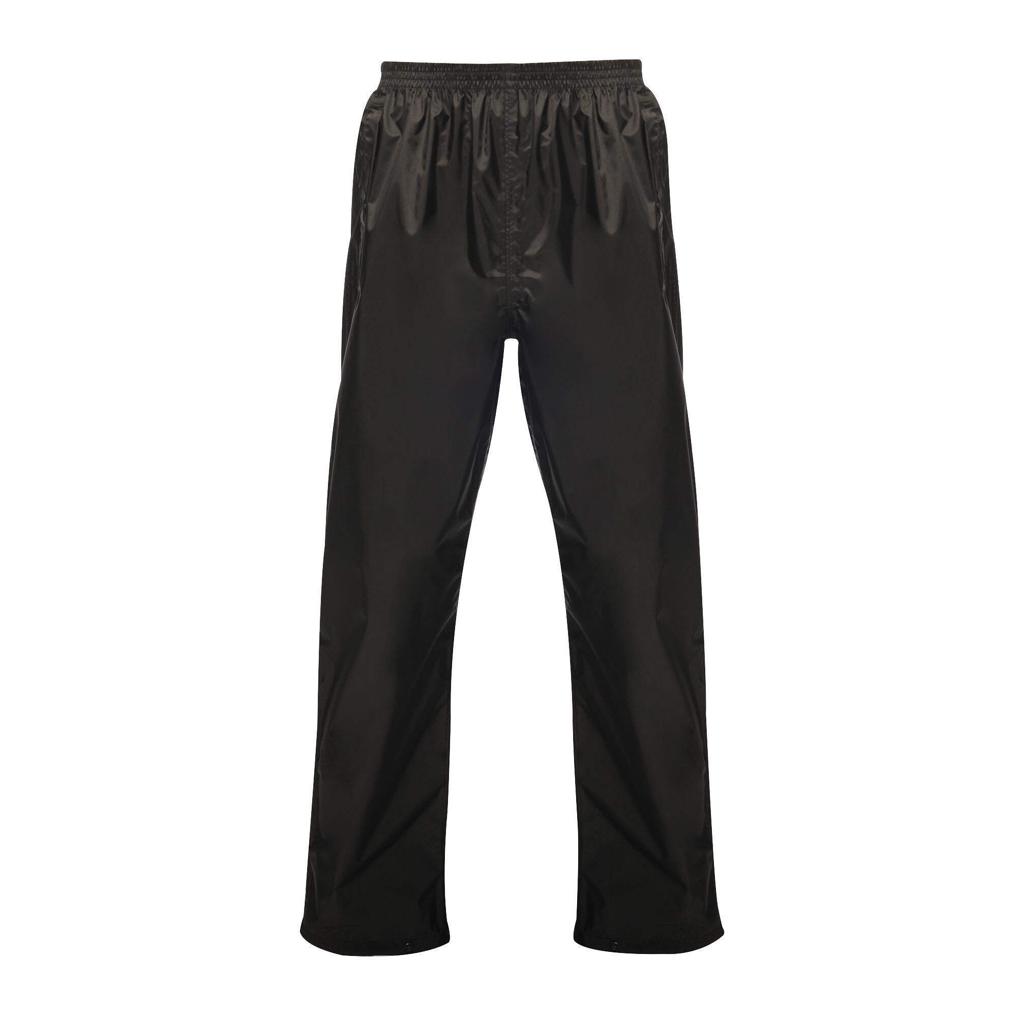 REGATTA Mens Pro Packaway Overtrousers (Black)