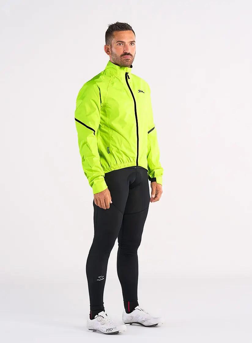 Veste Imperméable Spiuk Top Ten Jaune Fluo Homme 4/5