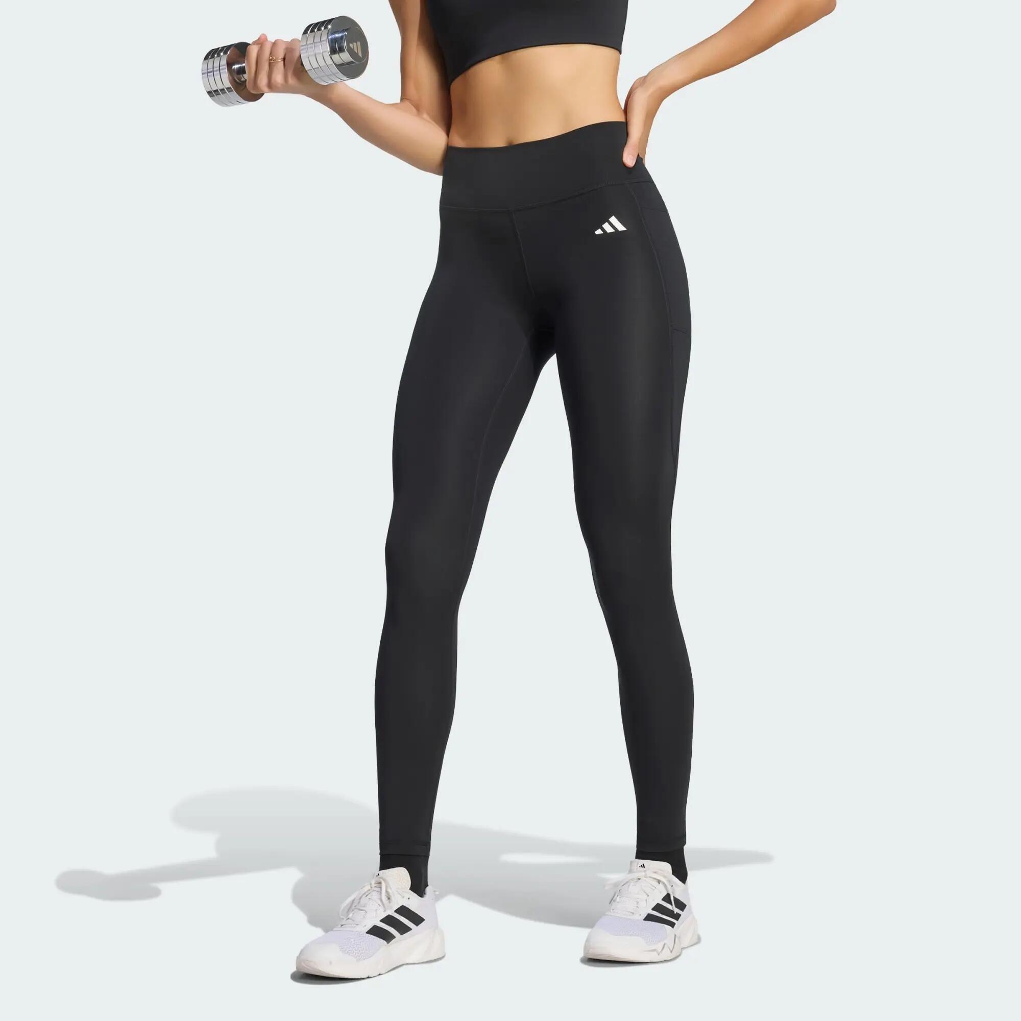 Optimé Essentials Stash Pocket Full-Length Leggings 2/8
