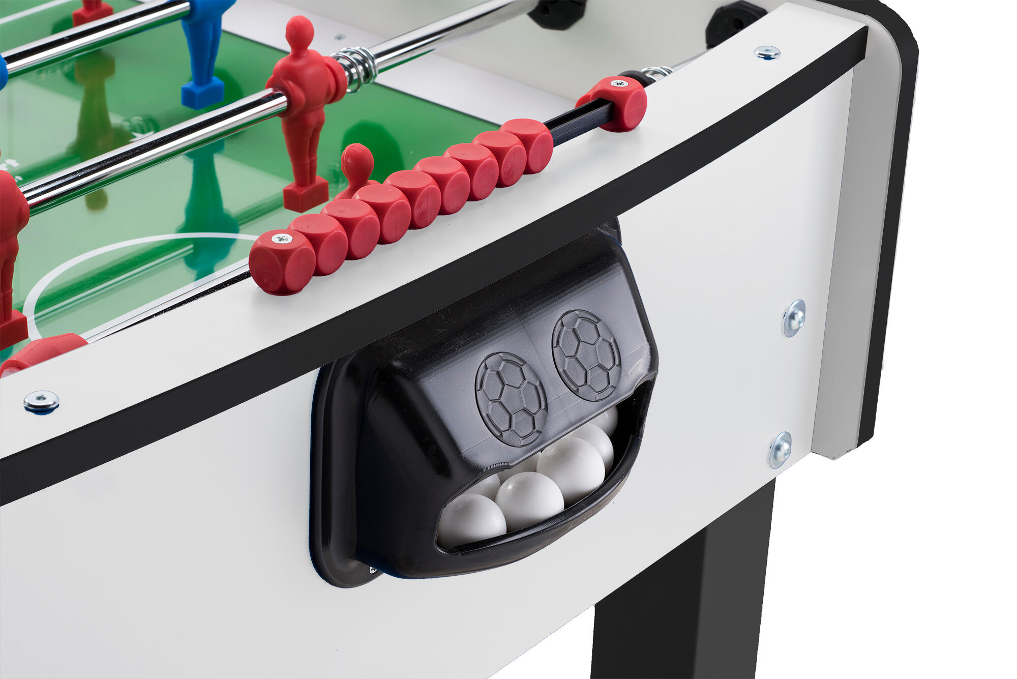 Calciobalilla Roberto Sport MATCH 2.0 bianco - aste rientranti 3/5