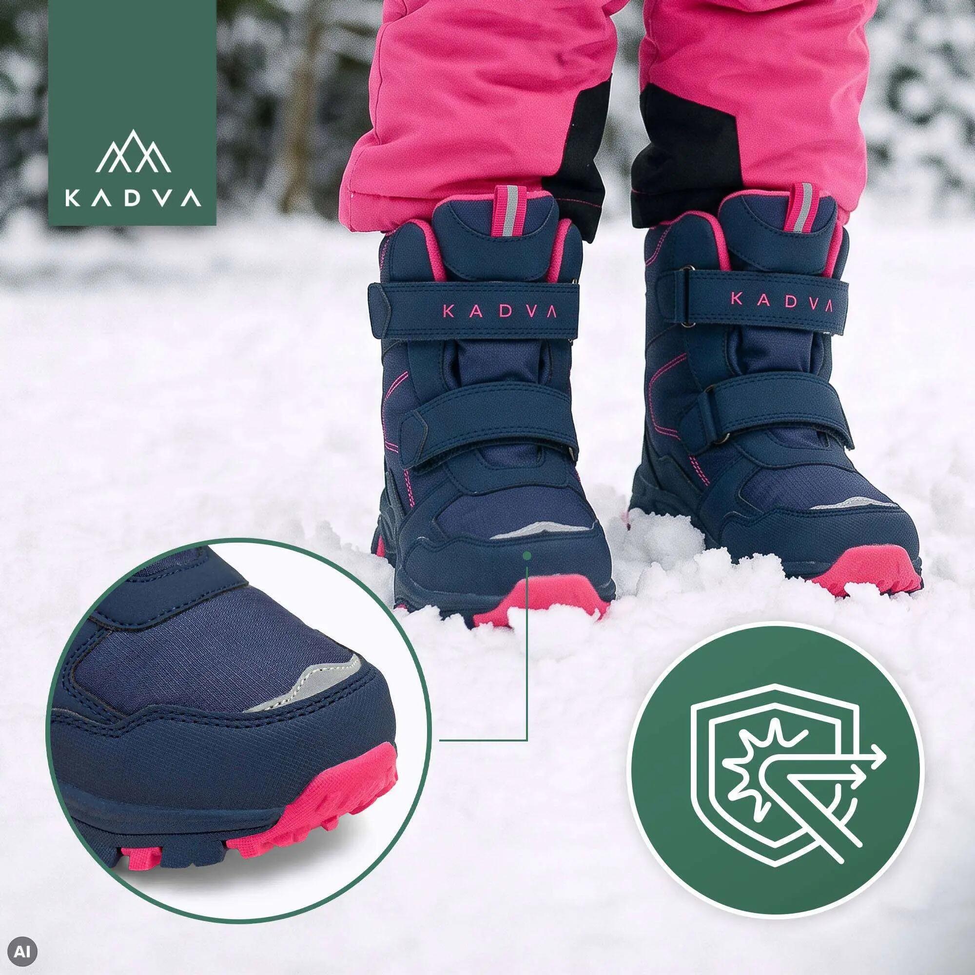 Botas de nieve infantiles KADVA Snowey Mid WP 6/7