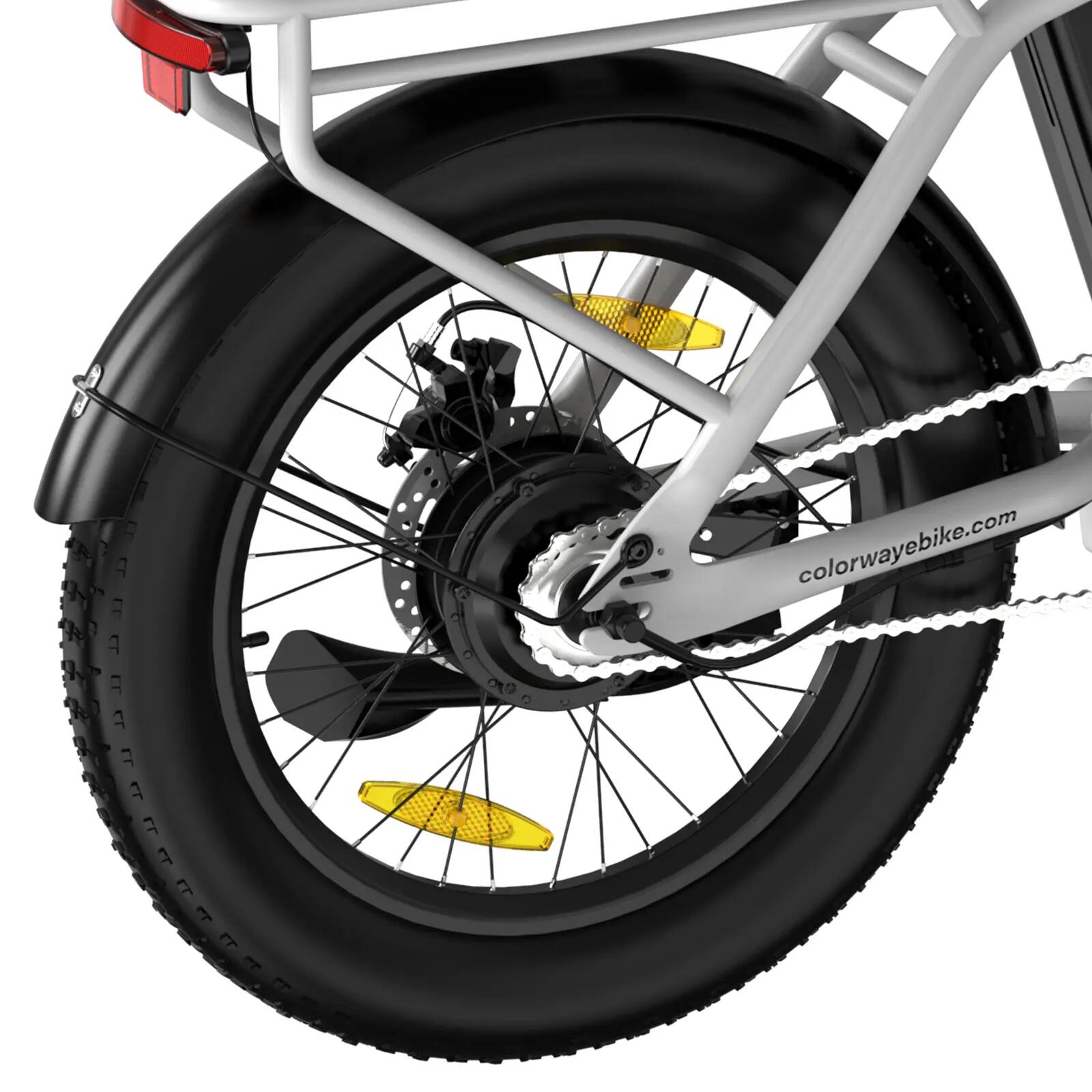 Skladací Elektrický Bicykel 20" 432Wh 60 km Pneumatiky 20×3.0 BK6MG 6/7