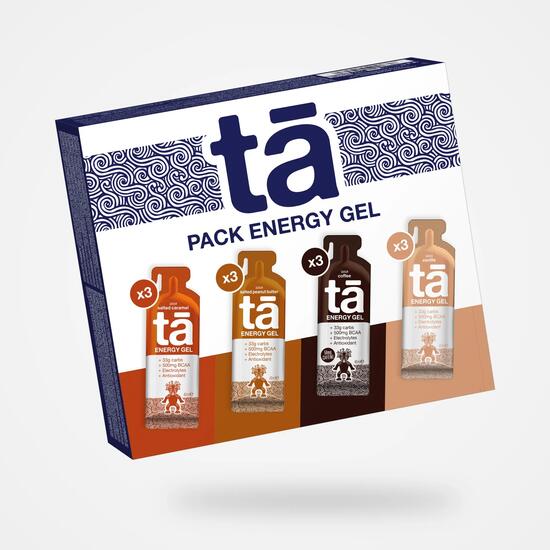 TA ENERGY - Gel Énergétique x12 - Energie, Sodium, 500mg BCAA - 133Kcal