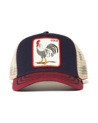 Casquette GOORIN BROS Blue Rooster Edg01 en style trucker