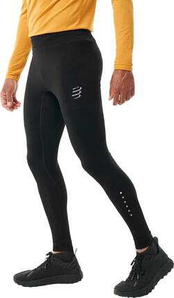 Compressport Winter Run lange panty, zwart, heren