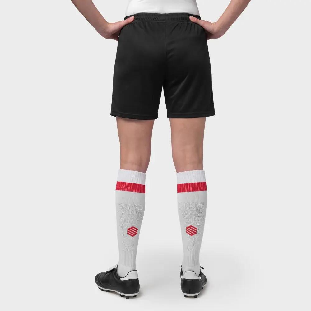 Női hivatalos real sporting de gijón rövidnadrág RSG Home Shorts Goalie W Fekete 6/7