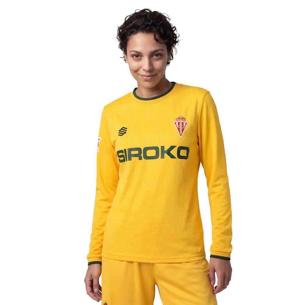 Жени Официална вратарска фланелка на real sporting de gijón за жени RSG Away Tee