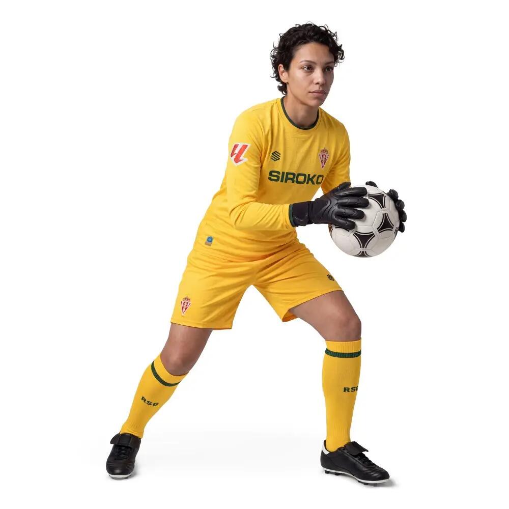 Maglia ufficiale portiere trasferta Real Sporting de Gijón donna RSG Away Tee Go 3/8