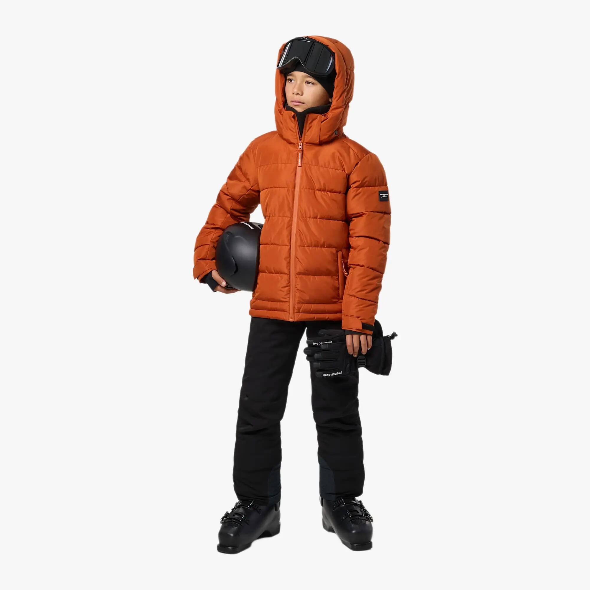 Junior Skijacke wasserdicht winddicht atmungsaktiv St. Anton Puffer 3/13