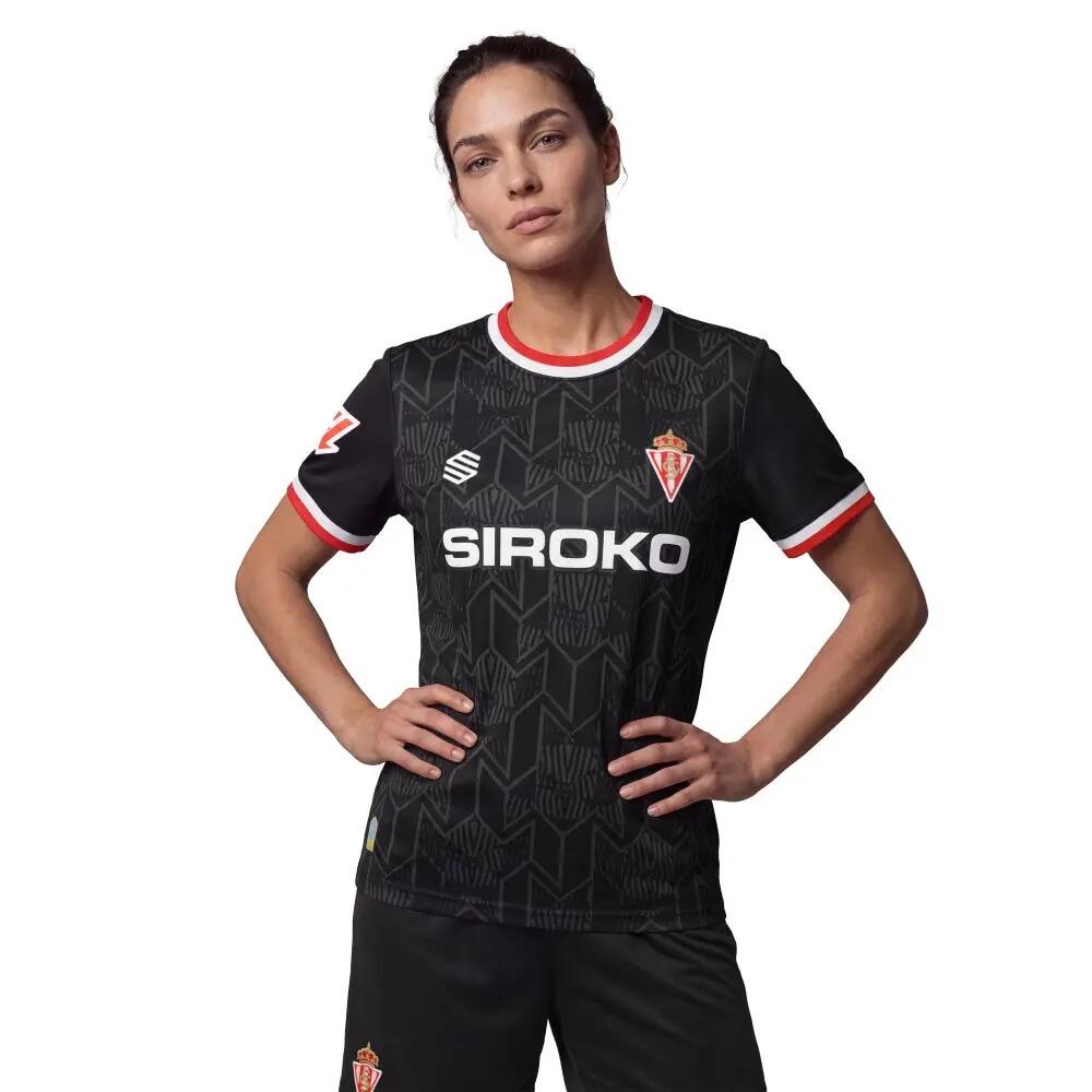 Жени Официална вратарска фланелка на real sporting de gijón за жени RSG Home Tee
