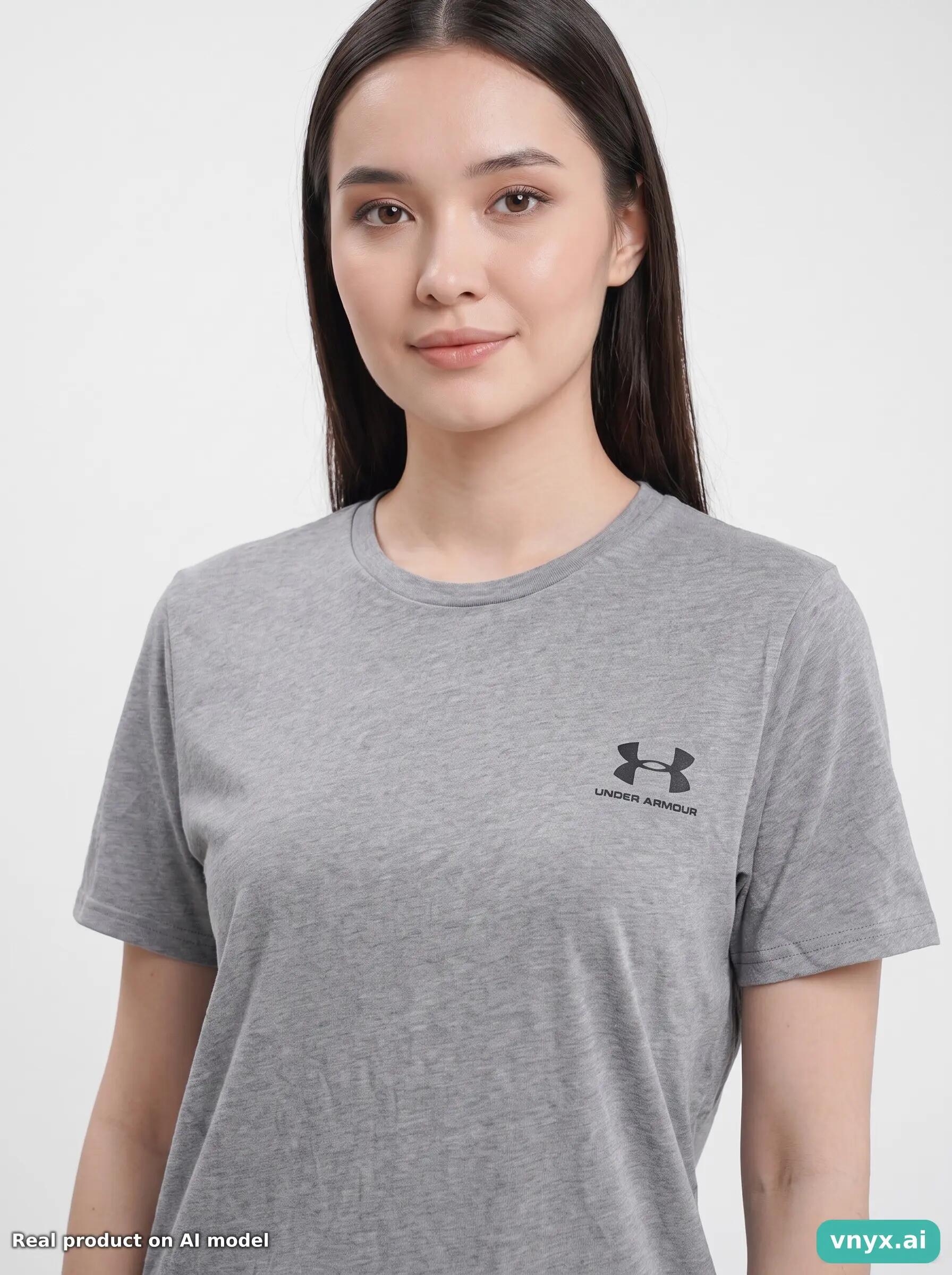 Second Life - Loose Under Armour T-Shirt in Grey 5/5