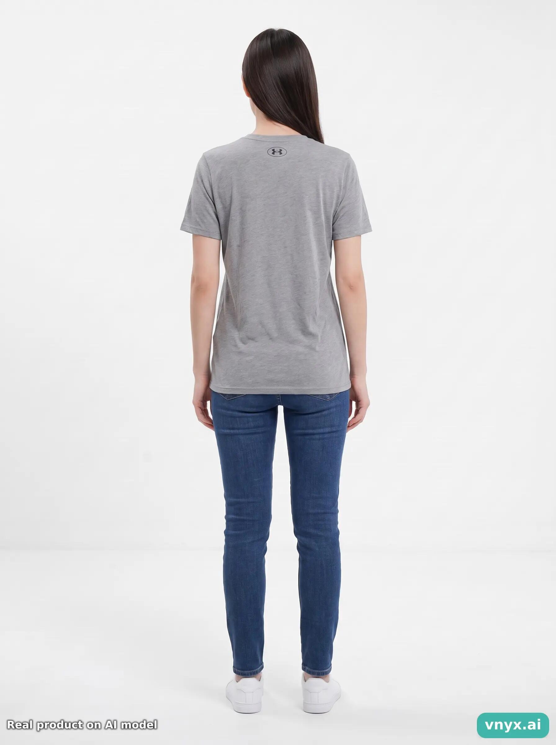 Second Life - Loose Under Armour T-Shirt in Grey 4/5