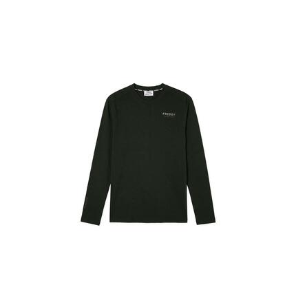 T-shirt à manches longues pour hommes coupe classique en coton