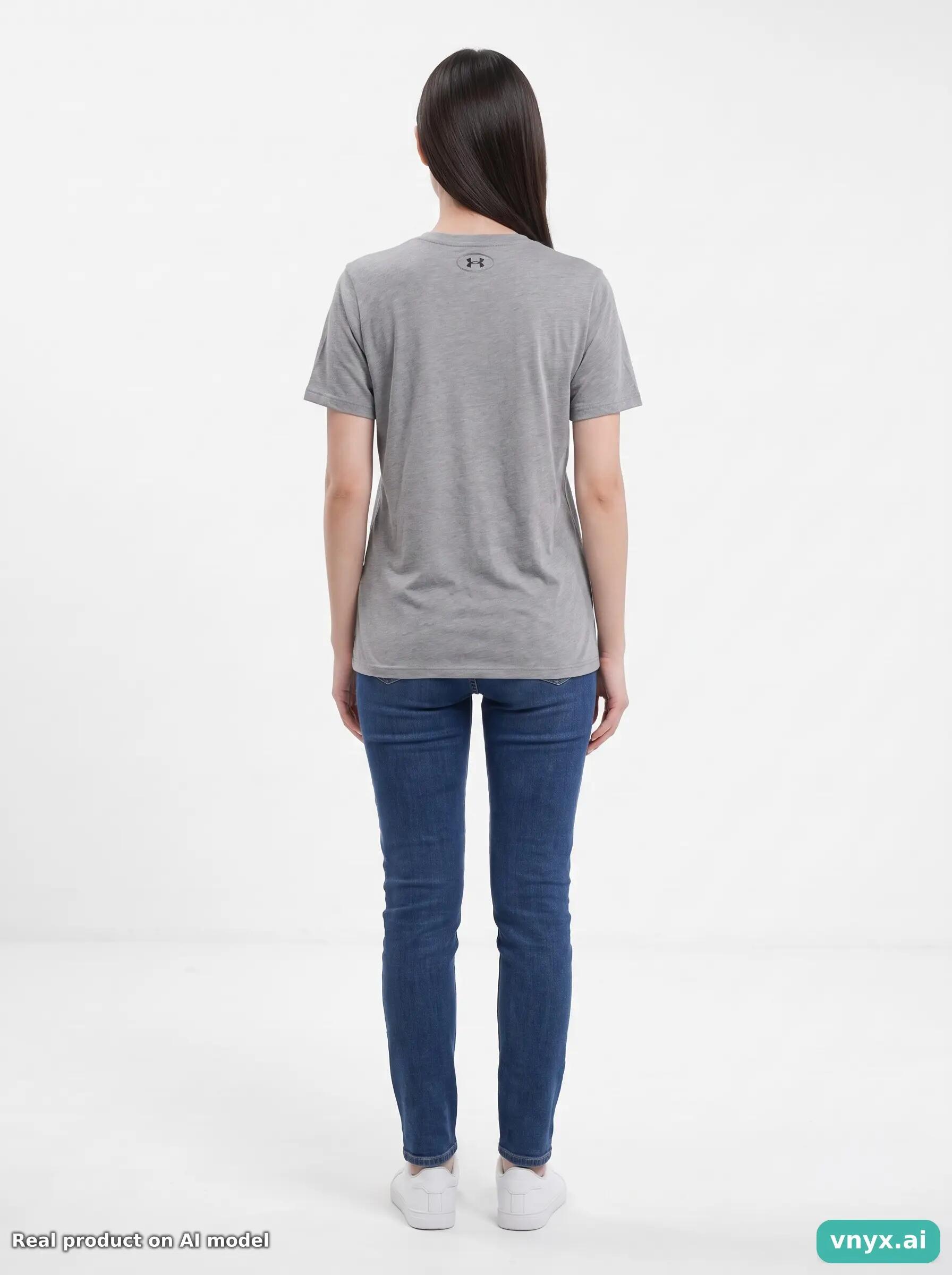 Second Life - Loose Under Armour T-Shirt in Grey 2/5