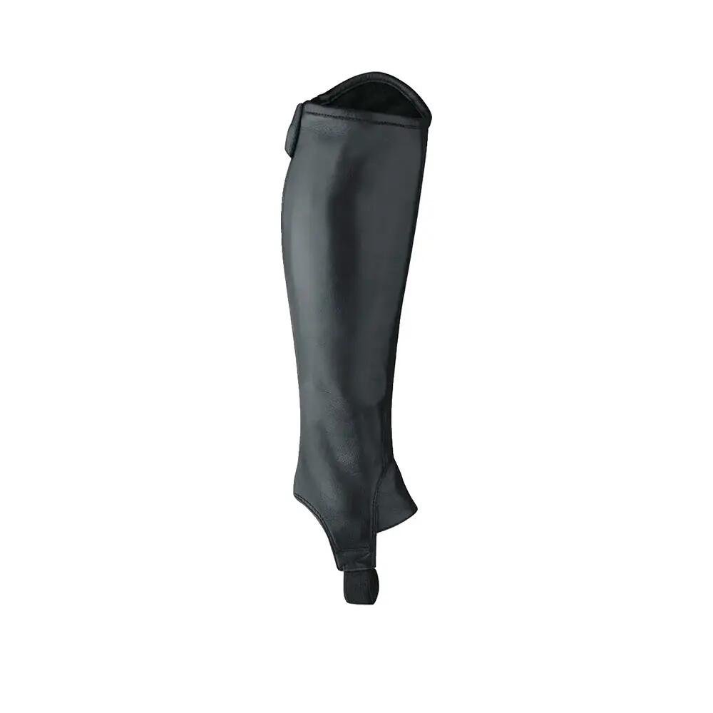 Chaps de cavalo ELT clássicos em couro Preto 3/5