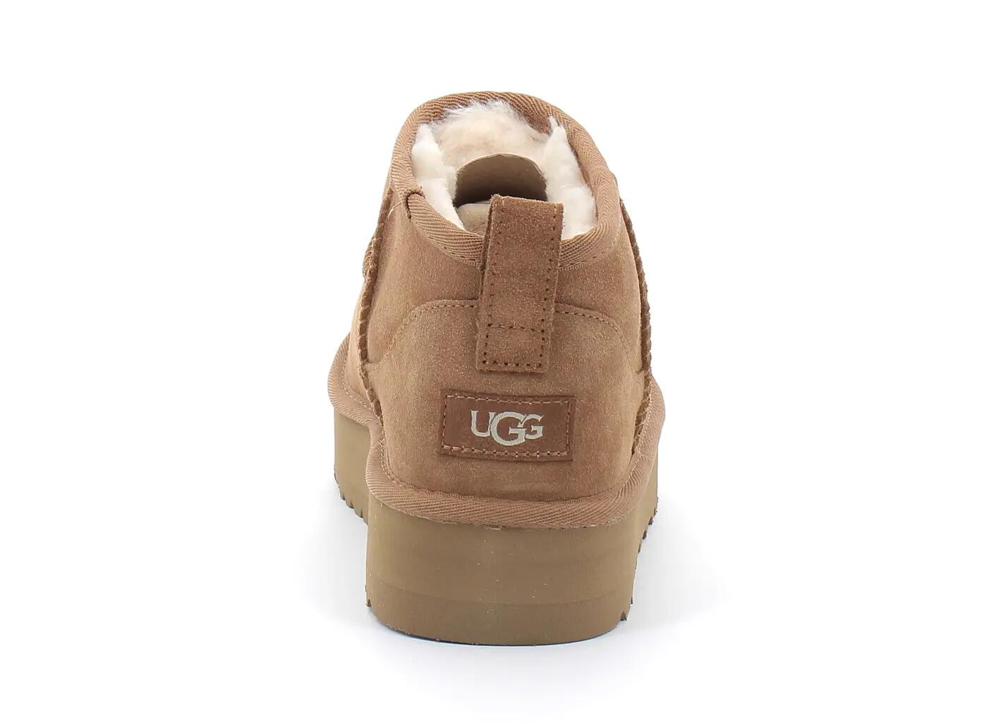 UGG Classic Ultra Mini Platform Boot Chestnut (Kids) 4/5