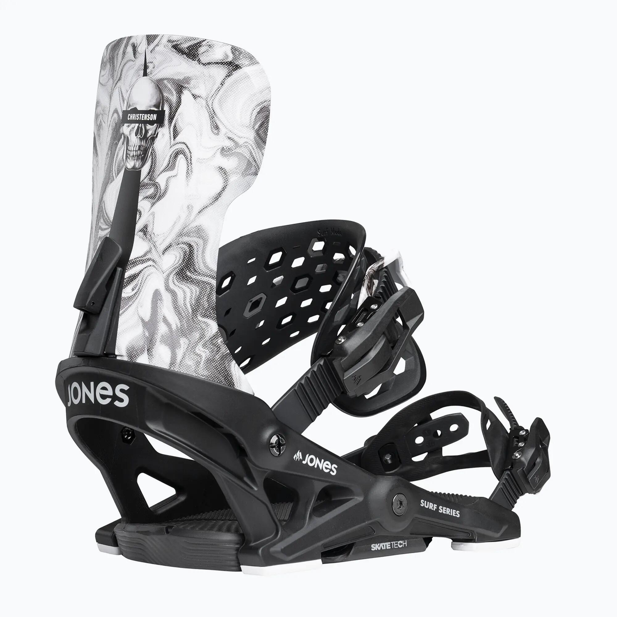 Fixazioni da snowboard Jones Meteorite Surf Series Grigie 5/7