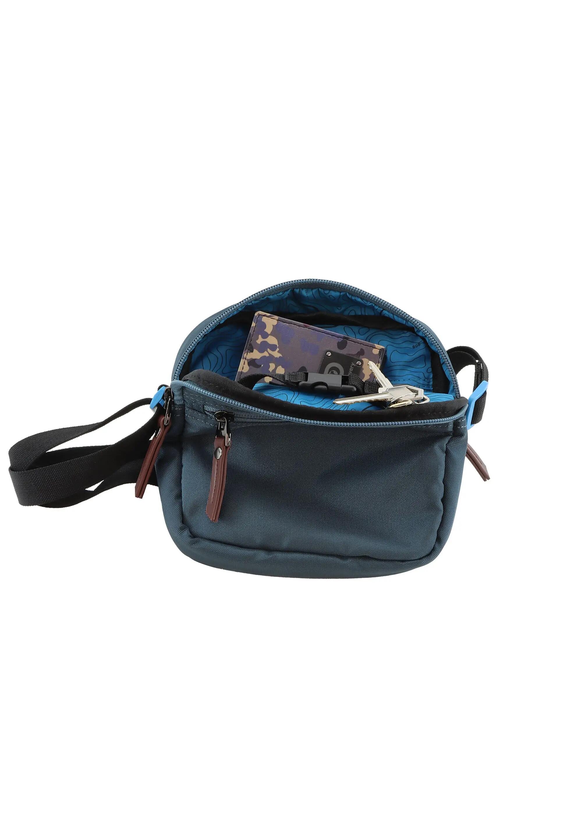 Bandolera fútbol hombre - Icon, 2 bolsillos, azul 7/7