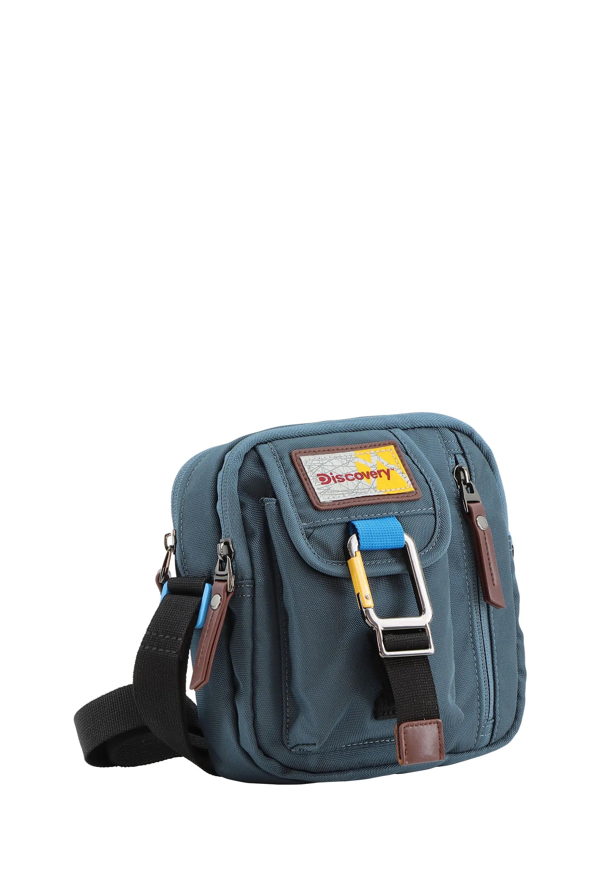 Bandolera fútbol hombre - Icon, 2 bolsillos, azul 5/7